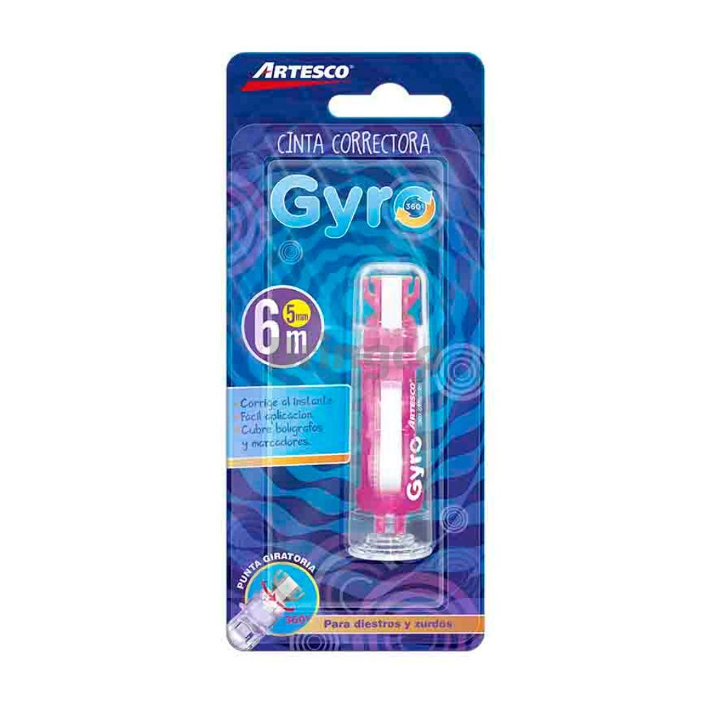 Cinta Correctora De Rodillo – Pack De 6 Unidades (5 Mm X 6 M) – Colores Variados, Corrección Rápida
