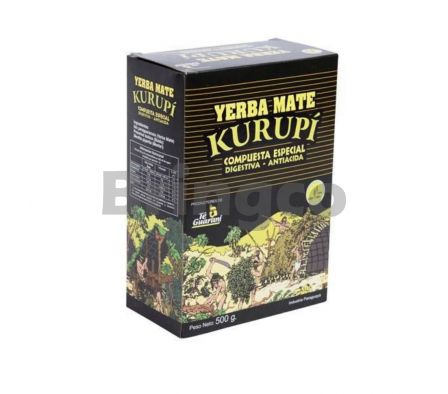 Yerba Mate Kurupi Compuesta Menta y Boldo 500 Gr und