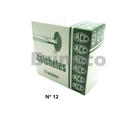 Colchete Metalico Acc Nro. 12 Caja x 72 und