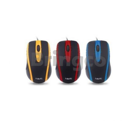 Mouse Optico Havit MS753 Negro/Rojo und
