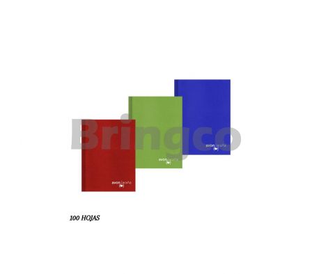 Cuaderno Chico Avon Tapa Dura Rayado Colores Surtidos 100 hojas