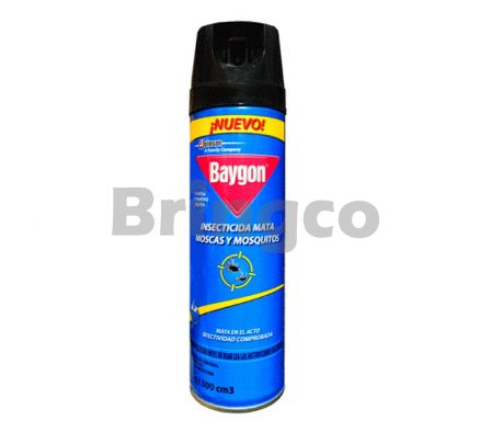 Insecticida Aerosol Baygon Moscas y Mosquitos 300 cc und