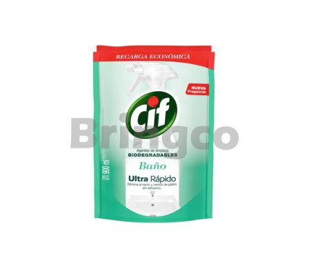 Limpiador Liquido Baño Cif Recarga Economica 900 ml und