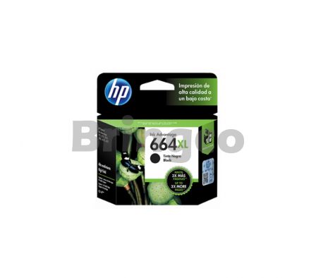 Cartucho de Tinta HP 664 XL Negro und