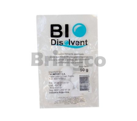 Naftalina en Bolsa Bio Disolvente 50 Gr und