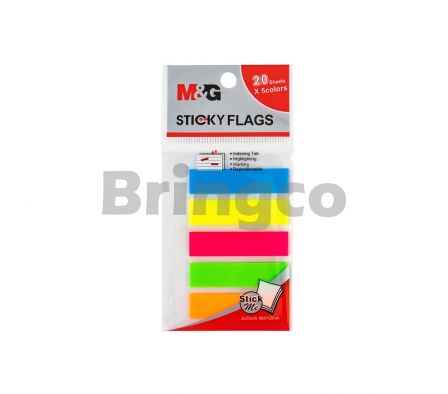 Banderita Señalizadora M&G Rectangular Blister x 100 und (Br)
