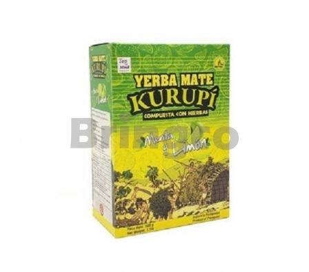 Yerba Mate Kurupi Menta Limon 500 Gr und