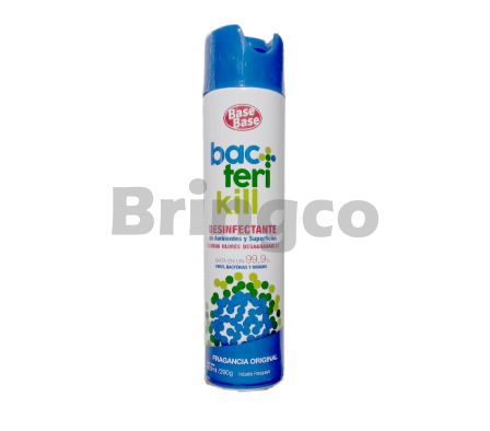 Desinfectante Aerosol Base Base Bacteri Kill Fragancia Original 400 ml und