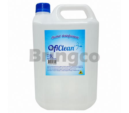 Alcohol Rectificado Oficlean al 70% 5 L und (Br)