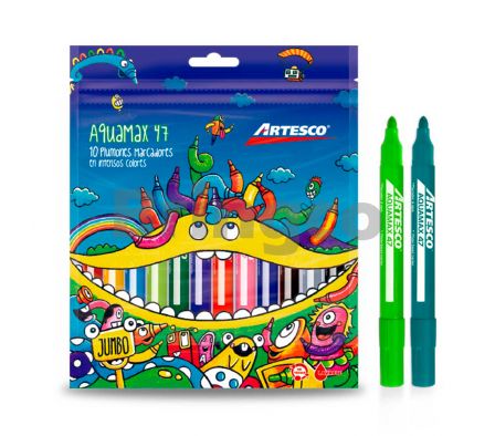 Marcador Jumbo Artesco Max 47 Paq x 12 und (Br)