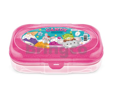 Cartuchera Plastica Artesco Superbox Diseños Surtidos und (Br)