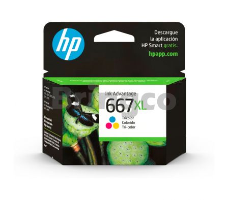 Cartucho de Tinta HP 667XL Color und