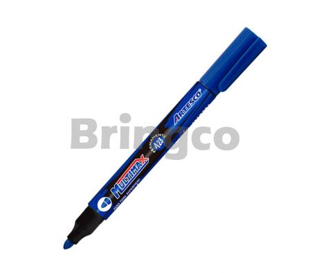 Marcador Permanente Artesco A23 Punta Redonda Azul und (Br)