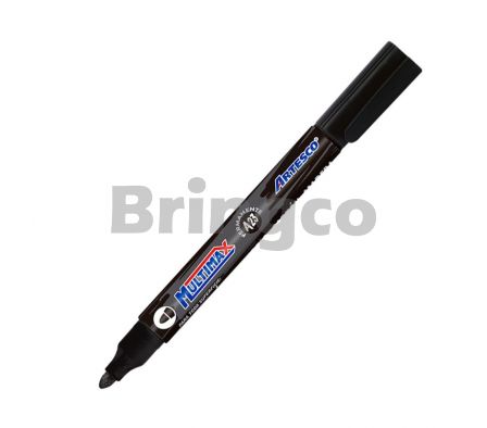 Marcador Permanente Artesco A23 Punta Redonda Negro und (Br)