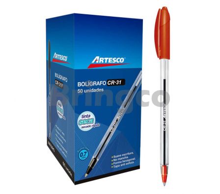 Boligrafo Artesco CR31 Rojo und (Br)