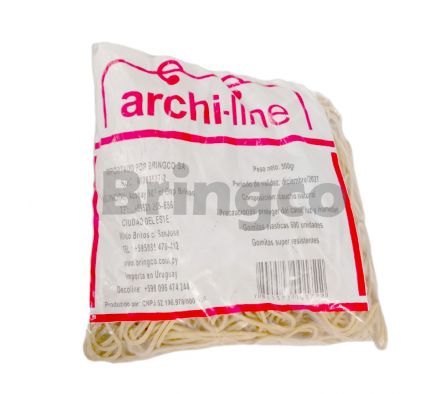 Gomitas Elasticas Archi-line paq x 500 Gr (Br)