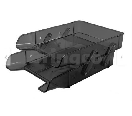 Bandeja Plastico Doble Premium Artesco Negro und (Br)