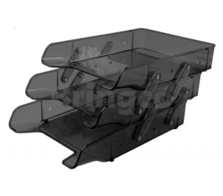 Bandeja Plastico Triple Premium Artesco Negro und (Br)