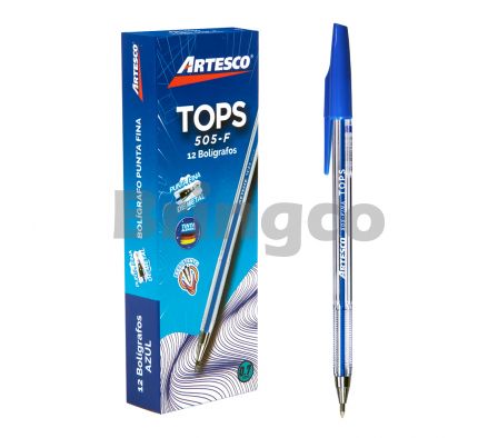 Boligrafo Tops 505 Artesco Azul 0.7mm und (Br)