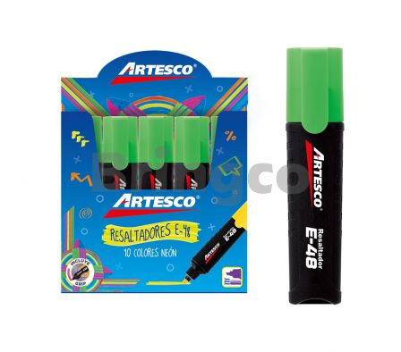 Resaltador de Texto Artesco E48 Verde und (Br)