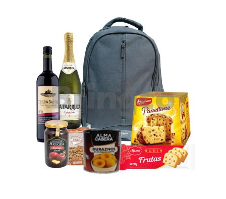 Canasta Navideña Opcion 2 Mochila Artesco