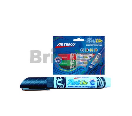 Marcador para Pizarra Artesco Acrilite L123 Negro und (Br)