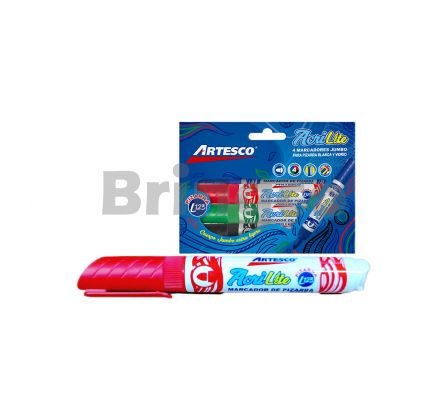 Marcador para Pizarra Artesco Acrilite L123 Rojo und (Br)
