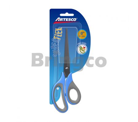 Tijera Superflex Artesco Colores Surtidos 8" und (Br)