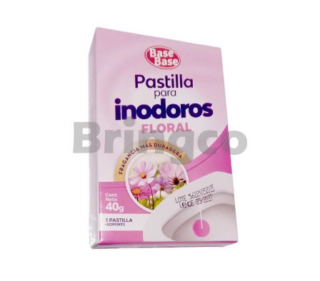 Pastilla Para Inodoro Base Base Floral 40 Gr Unidad