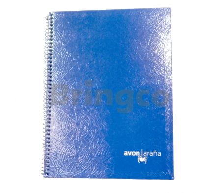 Cuaderno Universitario Avon Tapa Dura Azul Una Raya 48 hojas