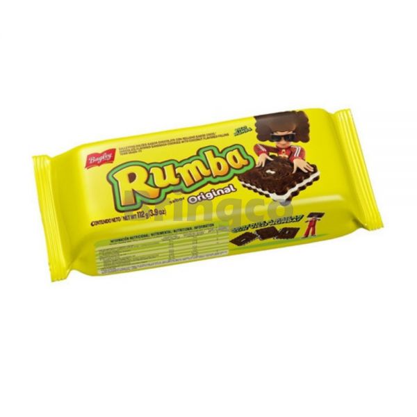 Galletitas con Relleno con Rumba Bagley 112 gr und